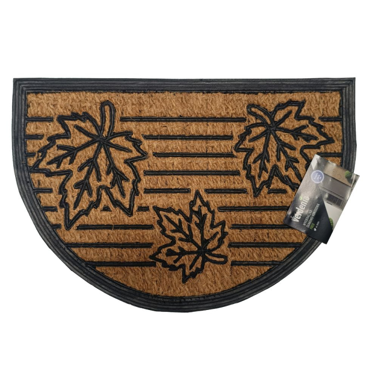 Wycieraczka półokrągła gumowo-kokosowa FRED wzór 8